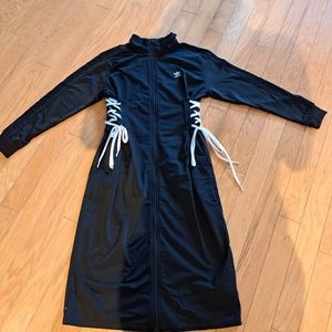 NWOT Women's (L) Adidas long line full zip corset style jacket